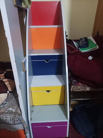 Bunker bed with mattress