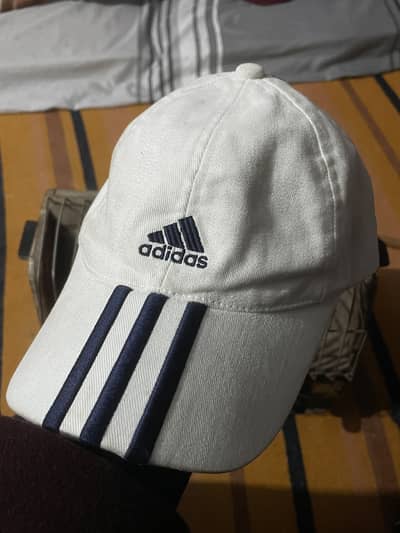 Adidas White & Navy Cap - Wear Garcon Edition