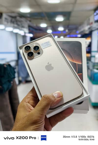 iphone 16 pro max | 256 | non-pta | brand new | bh 100%