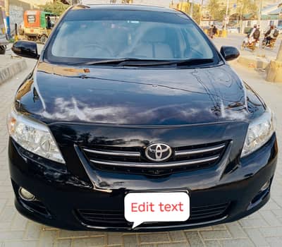 Toyota Corolla SR automatic model 2010