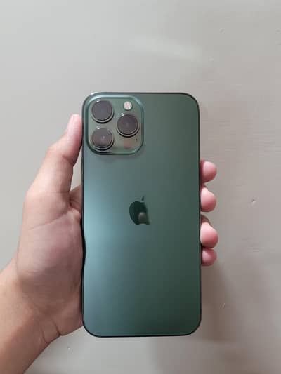 iphone 13 pro max jv 256gb 99 % green colour 10 10 condition only 139k