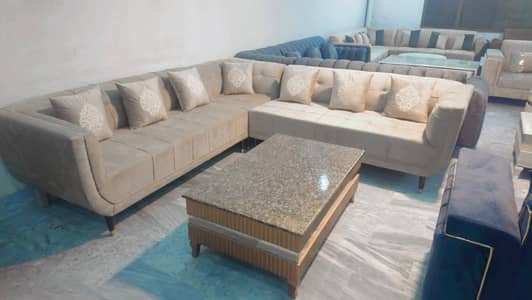 sofa set L shape sofa corner sofa wooden sofa set