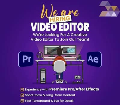Expert Video Editor OnSite Lahore