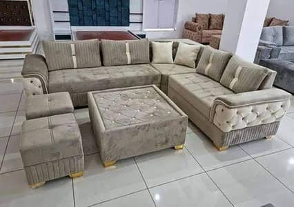 l shape corner sofa set