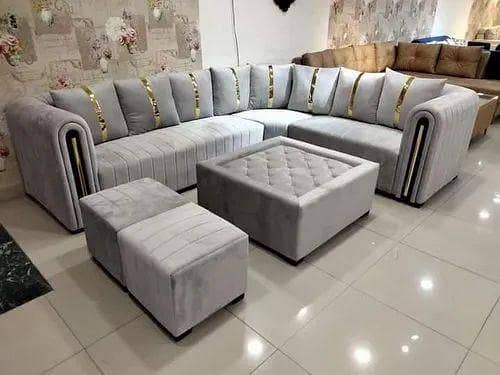 l shape corner sofa set 10