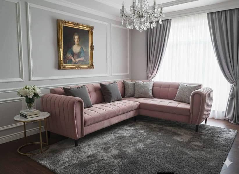 l shape corner sofa set 13