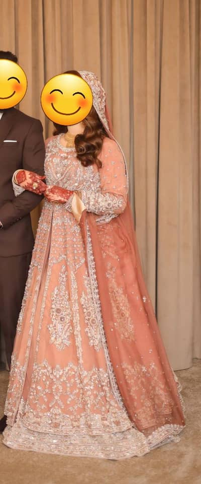 Bridal Front-Open Gown – Complete 3-Piece Set