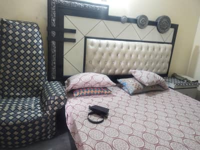 Bed with king size bed