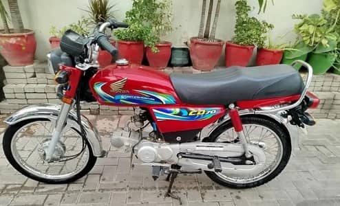 Honda 70 CD argent for sale Karachi number