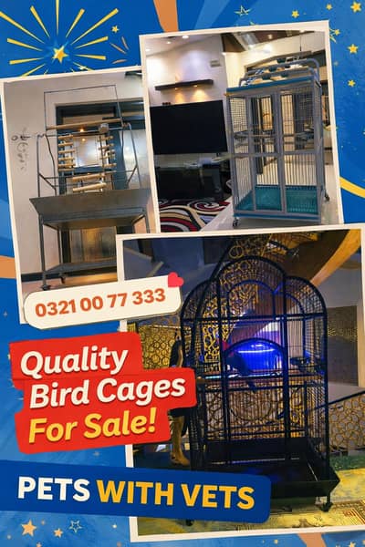 Grey Parrot / Macaw / Cockatoo / RingNeck & Eclectus Cage