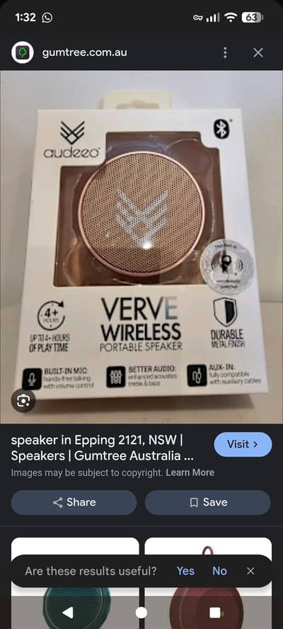 Bluetooth portable speaker Australia brand