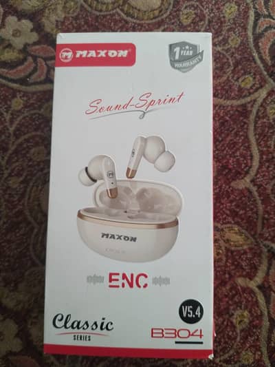 maxon earbuds need cash just open box no use what's up no 03128598501