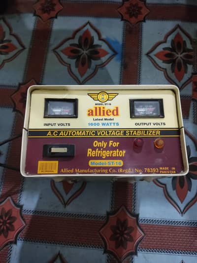 A. C Attention Voltage Stabilizer Model-ST-16 1600 Watts sell