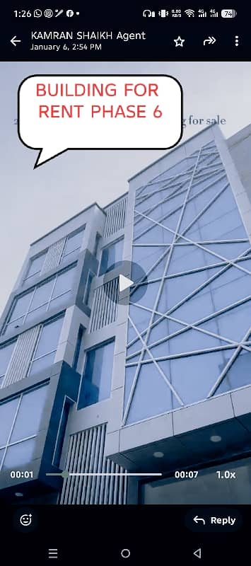 PHASE 6 VIP LAVISH 200 YARD BUILDING FOR RENT WITH LIFT GROUND PLUS 4