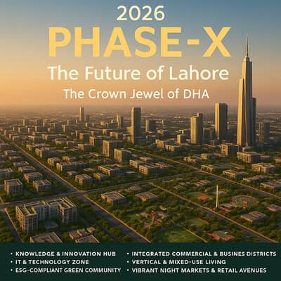 10 Marla Plot File in Phase 10 DHA Lahore a Future of Lahore very hot investment
