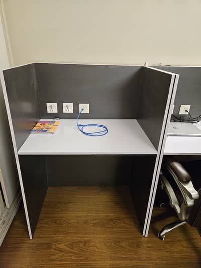 Cubicle with Power Socket & LAN Faceplate for sale