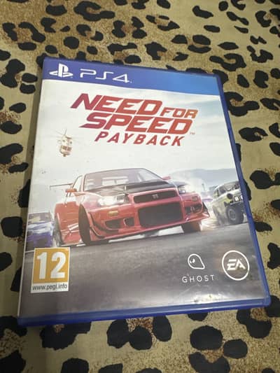Just like new ps4 cd(NEED FOR SPEED PAYBACK)