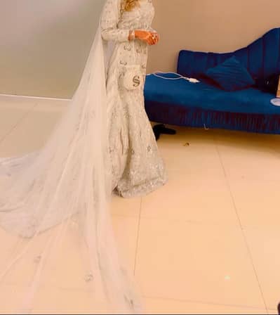 Fish lehanga with long dubata