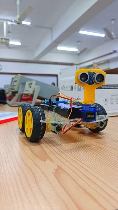 Arduino obstacle -avoiding car