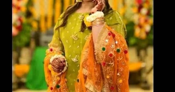 mehndi dress
