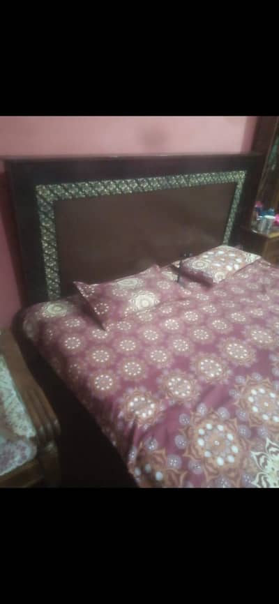 double bed for sale without side tables without mattress