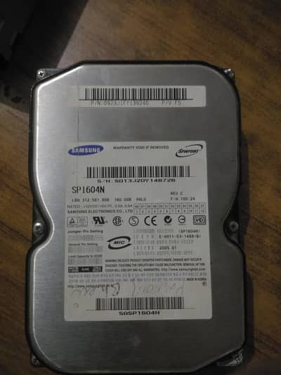 SAMSUNG SP1604N INTERNAL  HDD 160GB