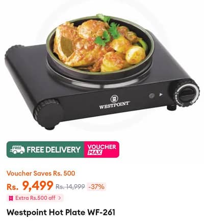 selling hot plate slightly used