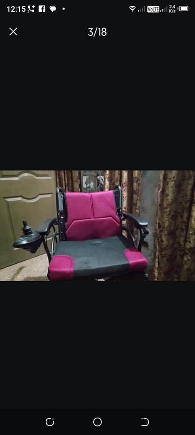 Zero Meter Electrical wheelchair Fordable for sale
