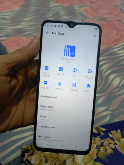 Tecno pova neo 4/64 official approved 6000 mah battery 03172914918