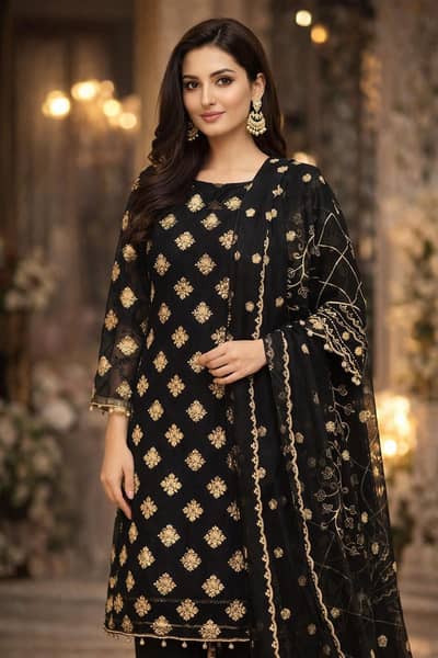 3 pc stiched dresses