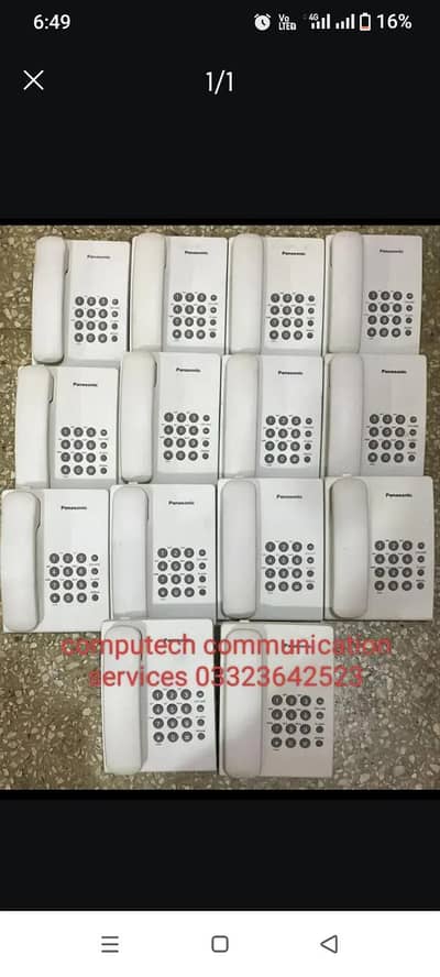 Panasonic refurbished tel set just like new