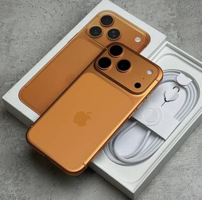 Iphone 17 Pro Non PTA JV 256Gb Orange With Box Cable 11 12 13 14 15 16