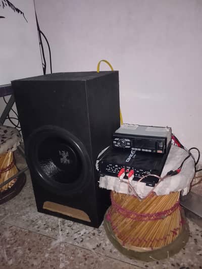 full set hai bass system 12inch subwoofer