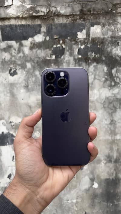 iphone 14 pro 256GB factory unlock non PTA deep purple
