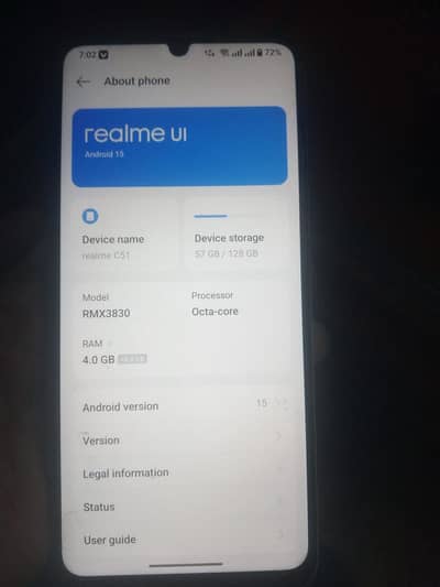 Realme c51 (4+4gb+128gb)