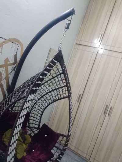 egg shaped indoor swing