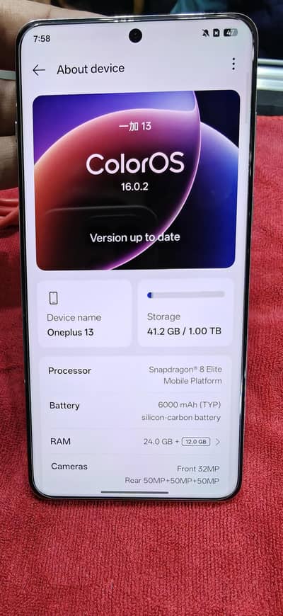 OnePlus 13 special Edition white  1 Tb  24 gb