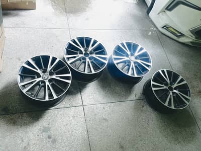 alloy wheel, likely an OEM