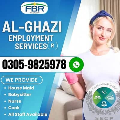 Maid Cook Driver babysitter Cheff available