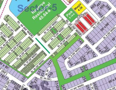 13 marla corner plot available for sale in overseas sector 5