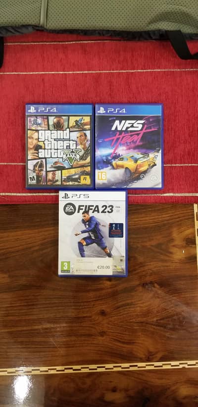 GTA 5 | NFS HEAT | FIFA 23   PS4/PS5 GAMES