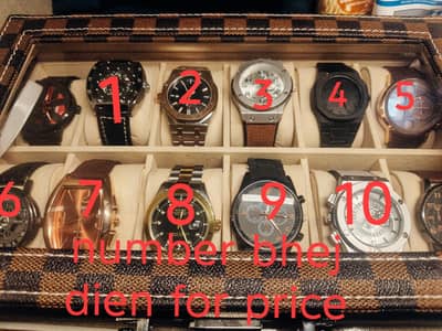 new high quality watches for sale different prices contact for prices