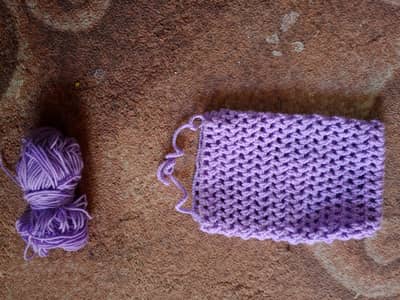 Crochet bath scruber