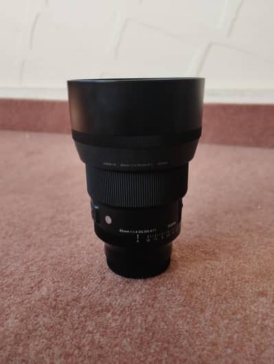 85mm 1.4 sigma art DN GN. with e- mount