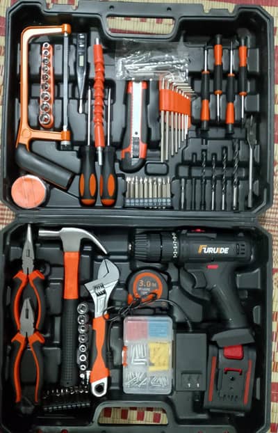 ٹول کٹس بیٹری والی مشین الیکٹریشن کا فل سامان موجود ہے فل ہیوی مشینری