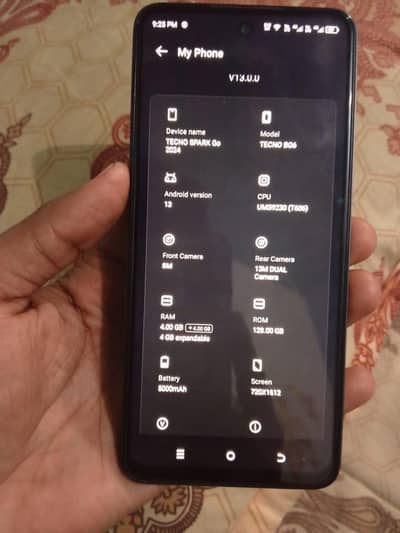 techno spark go 2024 4+4 128