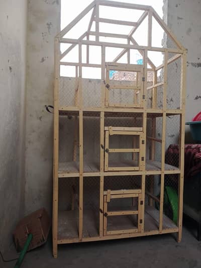 new cage of parrot best wood