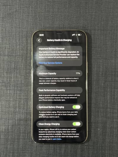 Iphone 12 pro max Pta approved 256gb storage