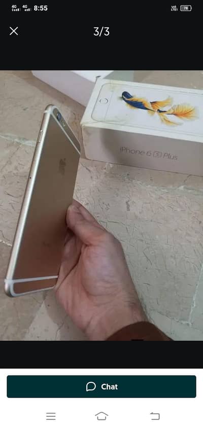 iPhone 6s plus 128 GB with box my WhatsApp number 03477298721