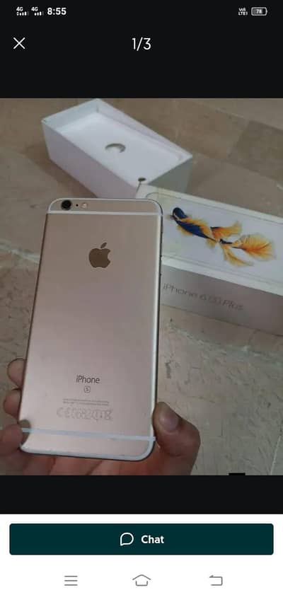 iPhone 6s plus 128 GB with box my WhatsApp number 03477298721